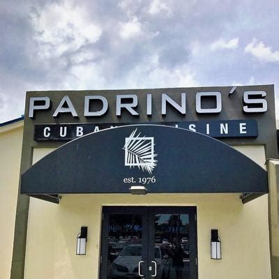 Padrino's cuban - Padrino's Cuban Restaurant. Claimed. Save. Share. 433 reviews #3 of 130 Restaurants in Plantation $$ - $$$ Latin Spanish Cuban. 801 S University …
